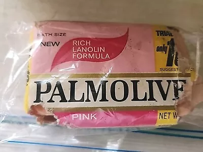 Vintage Colgate Palmolive Trial Offer 10 Cents Pink Bath  Rich Lanolin Formula  • $12.49