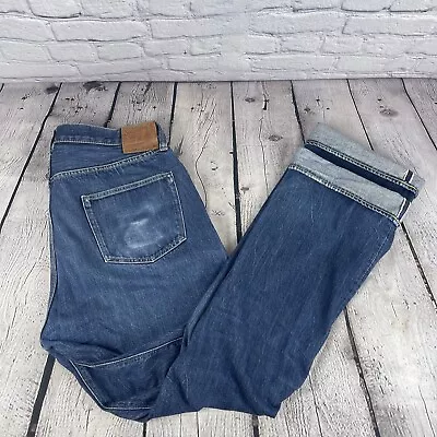 Sugar Cane Lot 1947 Jeans Men’s 38x36 (37x34) Straight Leg Selvedge Button Fly • $115.99