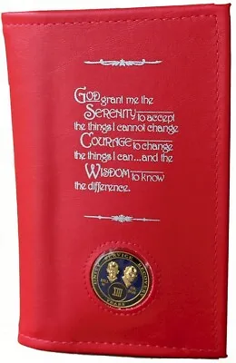 AA Book Cover - Soft Cover AA Big Book Cover - Red - SCR07 • $22