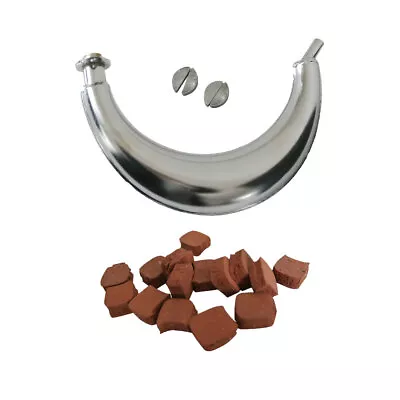 Muffler Exhaust Pipe & Square Clutch Pads For 66cc 80cc Motorized Bike Engine • $20.49