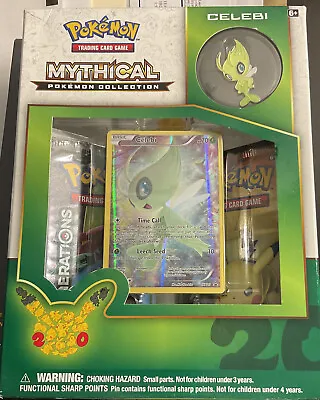 $109.99 • Buy Celebi 20th Anniversary Pokemon Generations Mythical Collection Factory Sealed