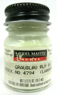 Model Master Acrylic Hobby Paint - GRAUBLAU/GRAY BLUE - RLM 84 #4794 - 0.5 Fl Oz • $4.99