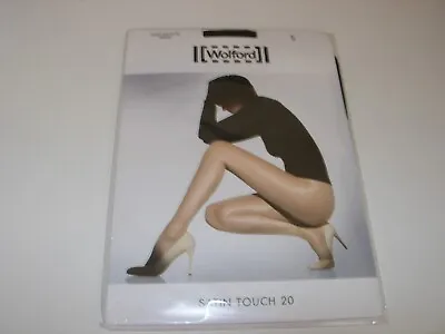 £15 • Buy Wolford Satin Touch 20 Sheer Tights / Pantyhose (Black; Small)