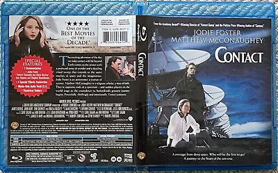 Contact (Blu-ray 2009) Jodie Foster. Matthew McConaughey. • $9.95