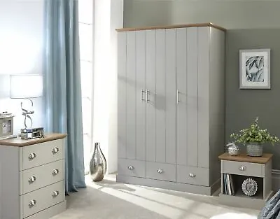 Kendal Range Bedroom Furniture Wardrobe Dressing Table Cabinet Bedside Table • £323.99