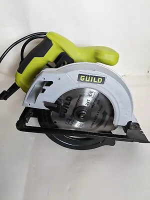 FAULTY Guild Circular Saw 1200W Power Tool Cutting Cut Trimming 160 PARTS SPARE • £17.99