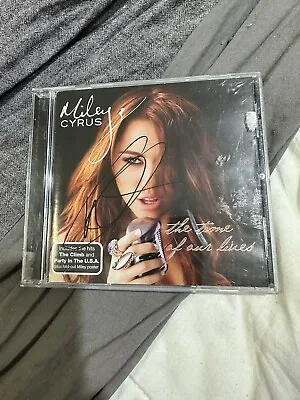 Signed Miley Cyrus The Time Of Our Lives CD Album • $97.15