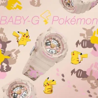 Unused CASIO X Pokemon Pikachu Baby-G 2021 BA-110PKC-4AJR • $221.38