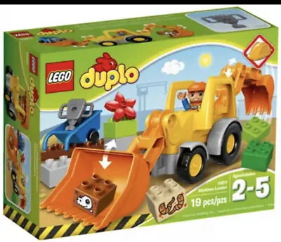 Lego Duplo 10811 Town Backhoe Loader Construction Set - Brand New ! • $39.99