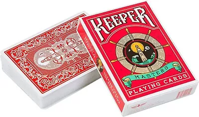 New Ellusionist RED MARKED Keeper Playing Cards Magic Rare V2 Belgium Cartamundi • $15