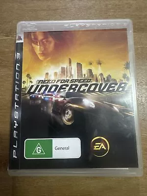 Need For Speed: Undercover PS3 2008 Racing Electronic Arts PG VGC Free Postage • $11.45