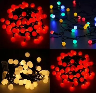 £8.79 • Buy Christmas LED Berry Fairy String Lights Xmas Lights Outdoor Indoor Timer 8 Modes