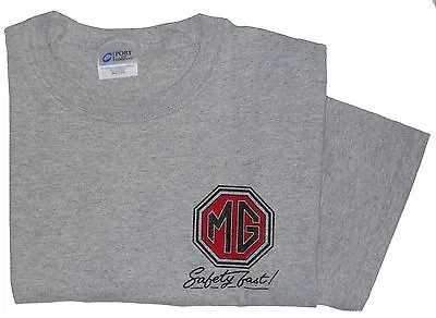 MG Safety Fast!  Red - 90/10 Cotton Blend T-Shirt - MG MGB MGBGT • $12
