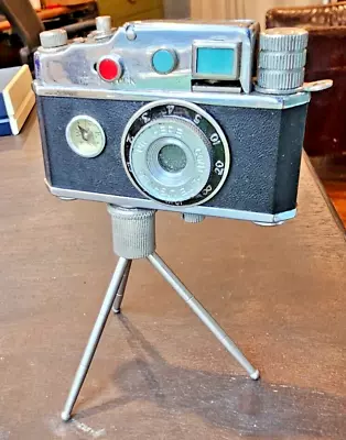 Vintage Cont-Lite MIOJ Occupied Japan 1950s Miniature Camera Compass Lighter • $55