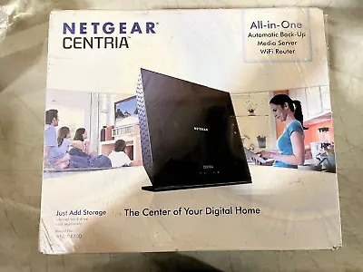 NEW Netgear WNDR4700 Centria All-in-One Media Server WiFi Storage Router • $130