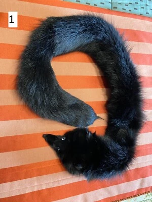 £120 • Buy Vintage Fox Fur Stole Wrap