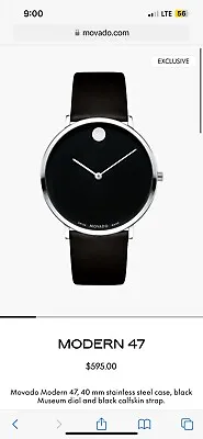 Movado Modern 47 - 6537975 • $400