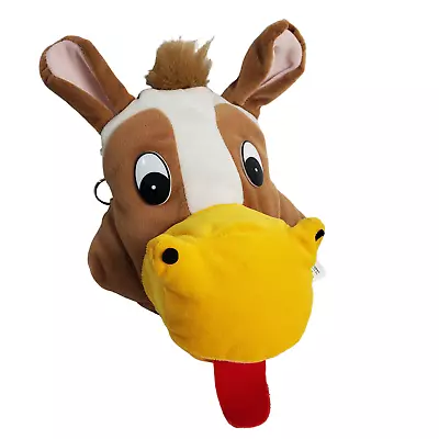 Peak A Doo Toys Horse Head Plush Zipper Bag Clip Stuffed Animal 9  • $7.99