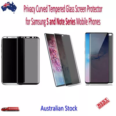 Privacy Anti-Spy Tempered Glass Screen Protector For Samsung S And Note Series • $12.99