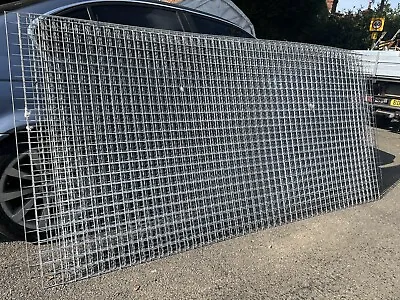 £33 • Buy Security Fence Welded Mesh Safe Panels Galvanised Steel Wire Dog 8X4 FT