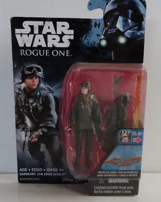 Star Wars Rogue One Sergeant Jyn Erso (Eadu) 3.75 Inch Action Figure . NEW • $10