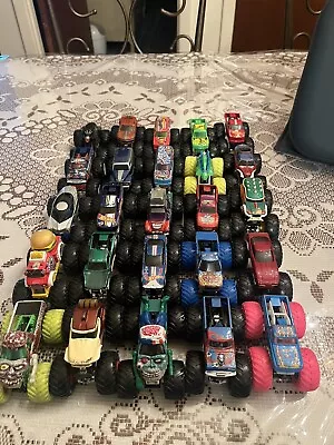 Lot Of 25 Monster Trucks-hot Wheels-pre Owned • $39.99