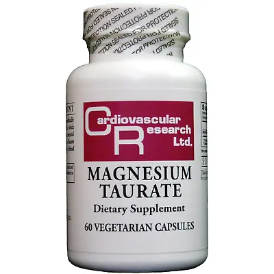 Cardiovascular Research/Ecological Formulas Magnesium Taurate 125 Mg 60 Capsules • $13.18