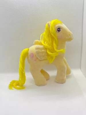 Vintage 1983 Hasbro My Little Pony G1 So Soft Flocked Lofty Pony • $19.99