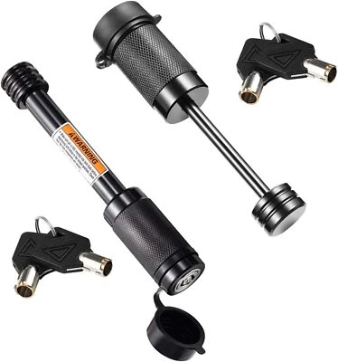 $30.67 • Buy Hitch Lock Set Dia 5/8  Trailer Hitch Receiver Pin Lock Keyed Alike Truck Car