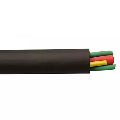 15' 3/0-3 Type G-GC Heavy Duty Round Portable Power Mining Cable Black 2000V • $535