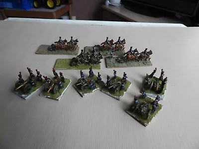 15mm Painted Wargaming Figures Napoleonic French Horse Artilery Guns & Crews Ect • £12