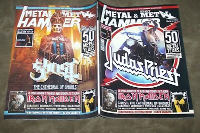 Greek Metal Hammer Magazine 3 / 2022 Ghost Judas Priest Iron Maiden • $10.99