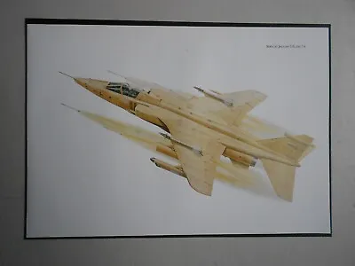 Military Aviation Print : Sepecat Jaguar Gr.mk.1a  Raf Muharraq Bahrain 1991 • £2.50