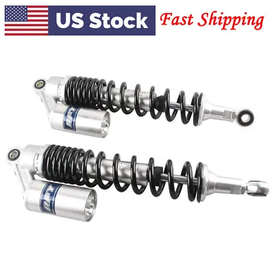 Pair 430mm Air Shock Absorbers Fit 150cc~750cc Street Bikes Scooters Moped Quad • $96.65