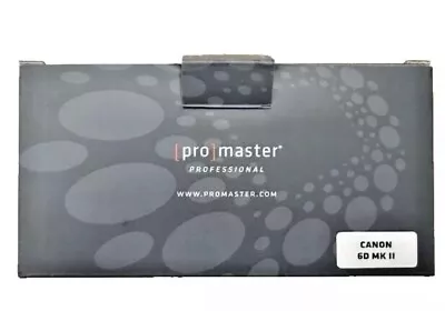 Promaster L-Bracket For Canon Camera 6D Mark II With Grip CODE 7818 NEW NIB • $13.95