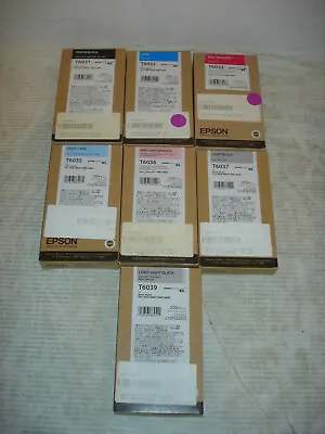 Epson Stylus 7800/9800 Photo Blk/Cyan/Magenta/Lt Cyan/Lt Magenta/Lt Black/Lt Lt  • $599.98