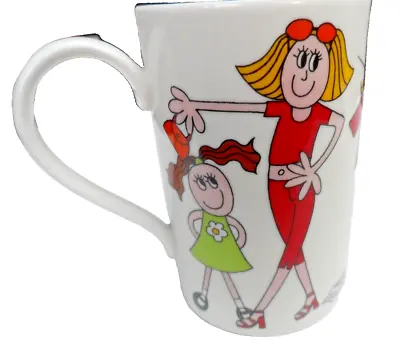 Dunoon Stoneware Jane Brookshaw Girls In Charge Titled Mug Scottish Pottery • £8