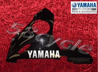 05 Yamaha R6 RAVEN Black Left Side Lower Fairing 2005 NEW But Has Scuffs • $179.95