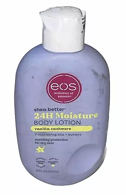 Eos Shea Butter 24h Moisture Body Lotion Vanilla Cashmere For Dry Skin 16 Fl Oz  • $12.99