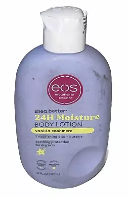 Eos Shea Butter 24h Moisture Body Lotion Vanilla Cashmere For Dry Skin 16 Fl • $12.99