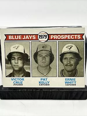 1979 Topps #714 Blue Jays Prospects Victor Cruz Pat Kelly Ernie Whitt Rookie RC • $5