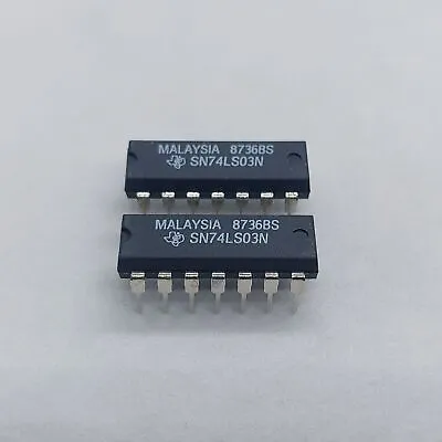 SN74LS03N TI INTEGRATED CIRCUIT X2pcs • £1.75