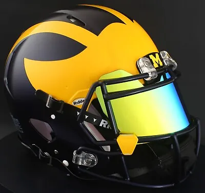 MICHIGAN WOLVERINES NCAA Riddell Speed Full Size REPLICA Football Helmet • $299.99