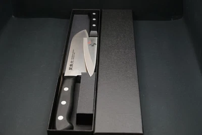 $81 • Buy Brand New Japanese Set Of Two Seki Small Santoku And Pairing Knife .with One Box