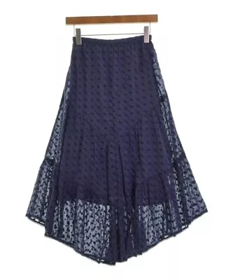 ISABEL MARANT ETOILE Long/Maxi Length Skirt Navy(Total Pattern) 2200350691059 • $152