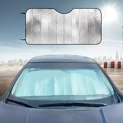 Foldable Car Windscreen Sun Shade Visor Auto Front Window UV Block Shield Cover • $13.99