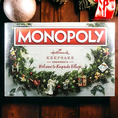 Hallmark Keepsake Ornaments Keepsake Village Monopoly Board Game USAopoly Hasbro • $51.99
