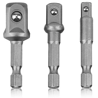 Impact Grade Socket Adapter/Extension Set Turns Power Drill Into High Speed N... • $4.95