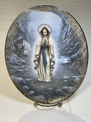 The Bradford Exchange Our Lady Of Lourdes From Visions Of Our Lady Collection • $13.59