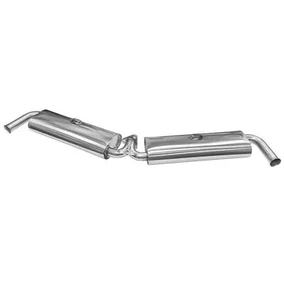 BUGPACK Stainless Steel Dual Quiet Pack Muffler Only Type 1 Vw Bug/Ghia • $369.95